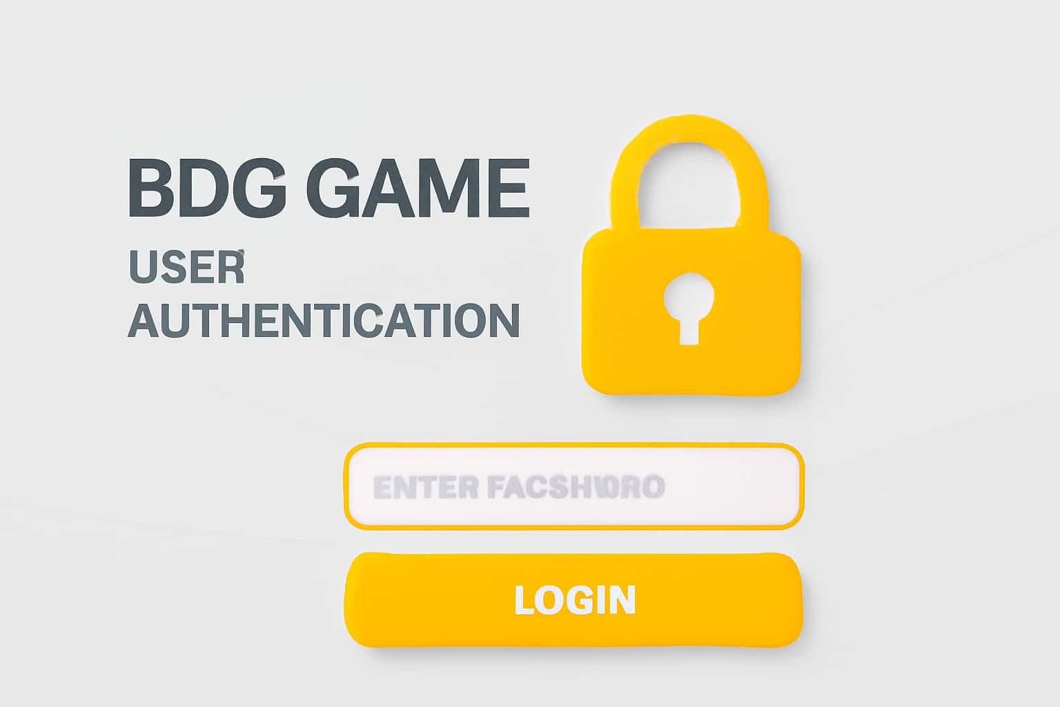 BDG Game User Authentication Interface