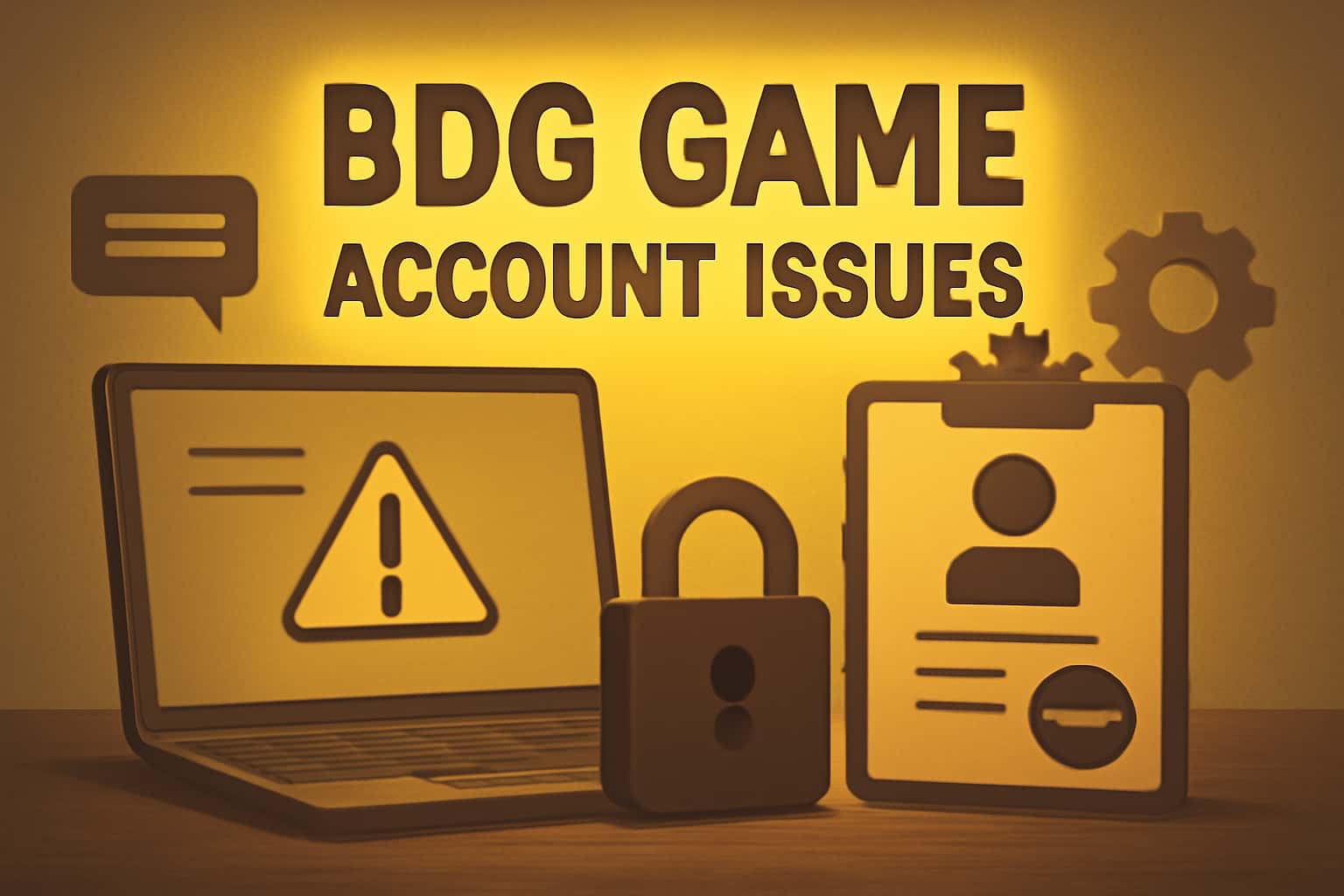 An illustrative scene related to BDG Game account issues with a focus on troubleshooting.