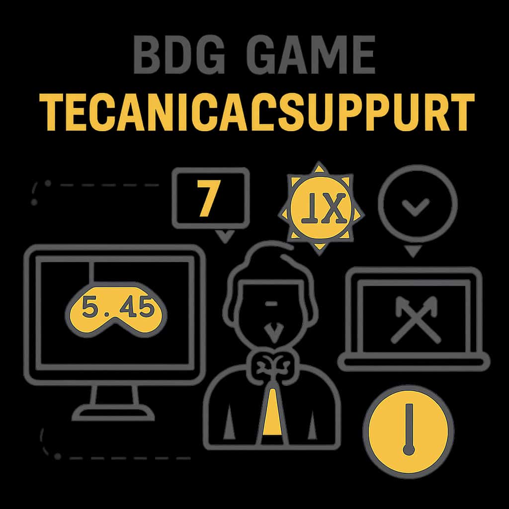 An educational diagram related to BDG Game Technical Support.