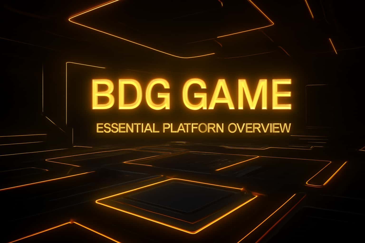 Futuristic gaming platform background