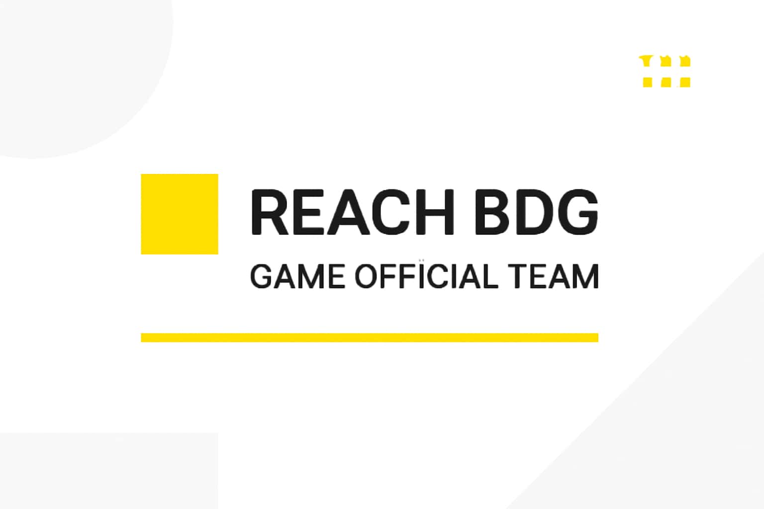 Reach BDG Game Official Team Interface