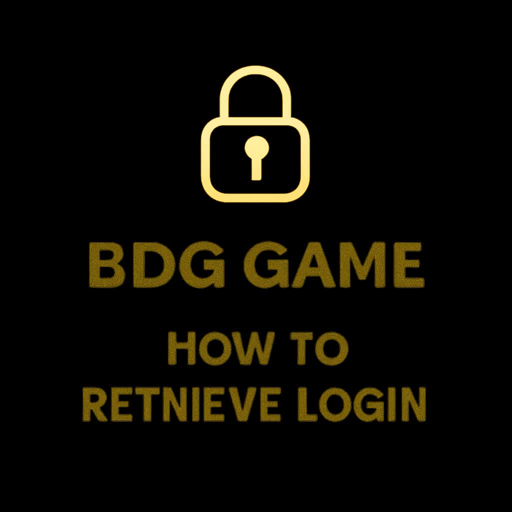 Icon representing the BDG Game login assistance.