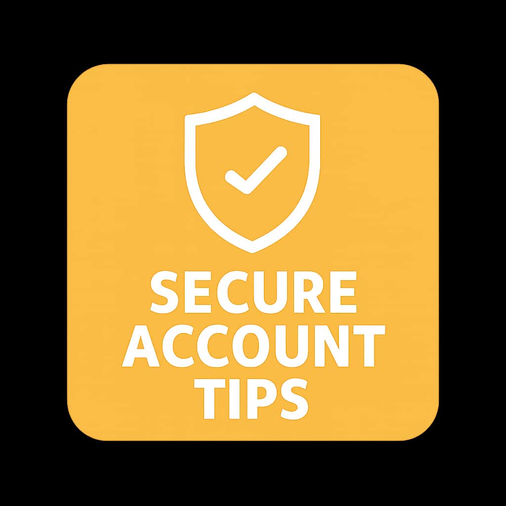 An icon representing security tips for BDG Game accounts.